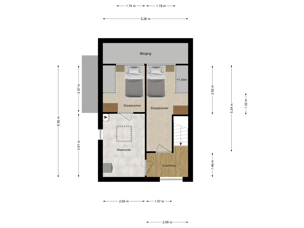 Bekijk plattegrond van 2e Verdieping van Visven 416