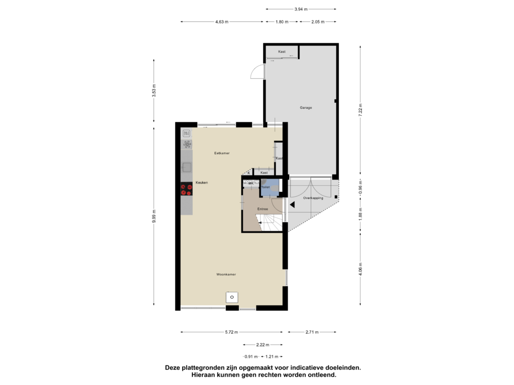 Bekijk plattegrond van Begane grond van Betuwe 19