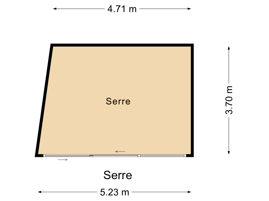 Bekijk plattegrond van Serre van Belle van Zuylenstraat 6