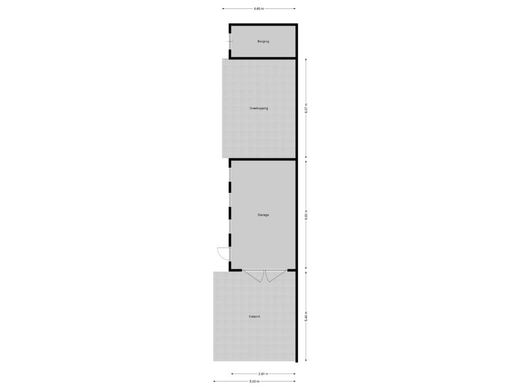 Bekijk plattegrond van Garage van Strijperstraat 57-B