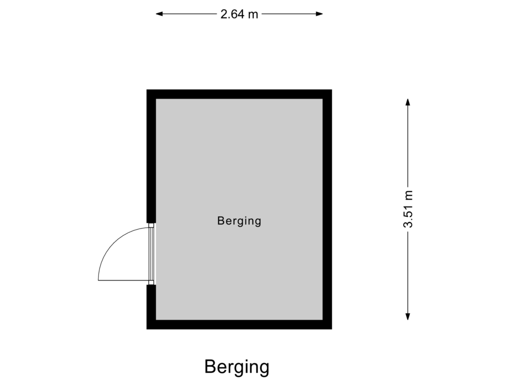 Bekijk plattegrond van Berging van Van Dishoeckstraat 231