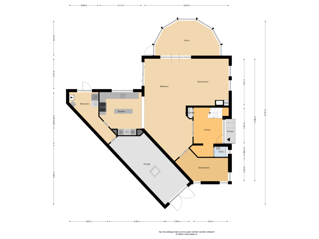 Bekijk plattegrond van Begane Grond van De Jonglaan 29