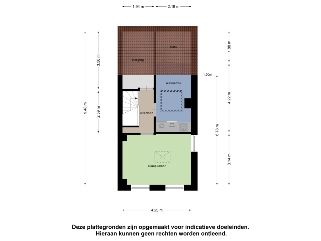 Bekijk plattegrond van Tweede Verdieping van Putten 2