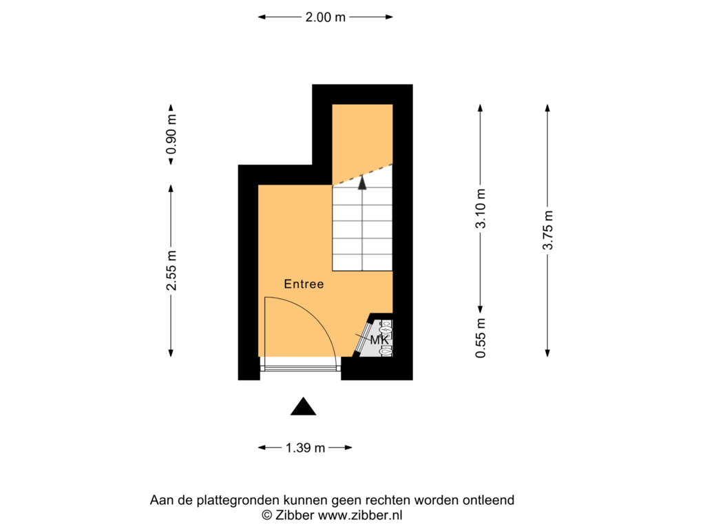 Bekijk plattegrond van Begane Grond van Emmaplein 9