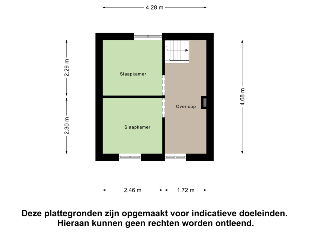 View floorplan of Eerste Verdieping of Noordstraat 5