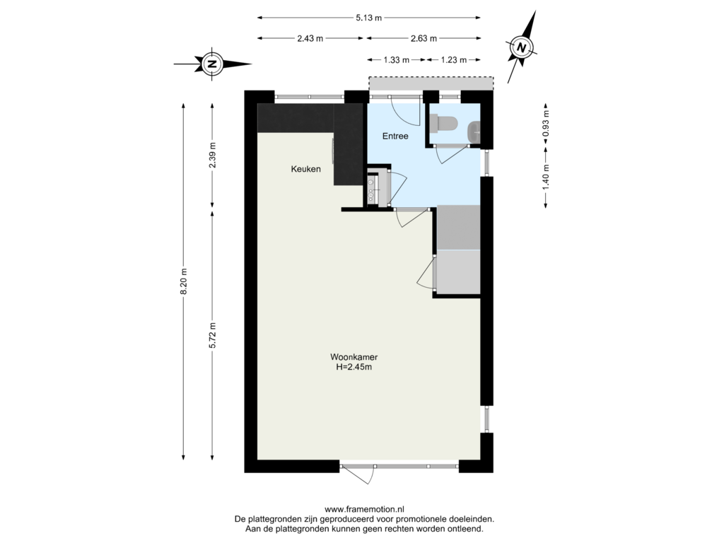 Bekijk plattegrond van Begane Grond van Griegstraat 3