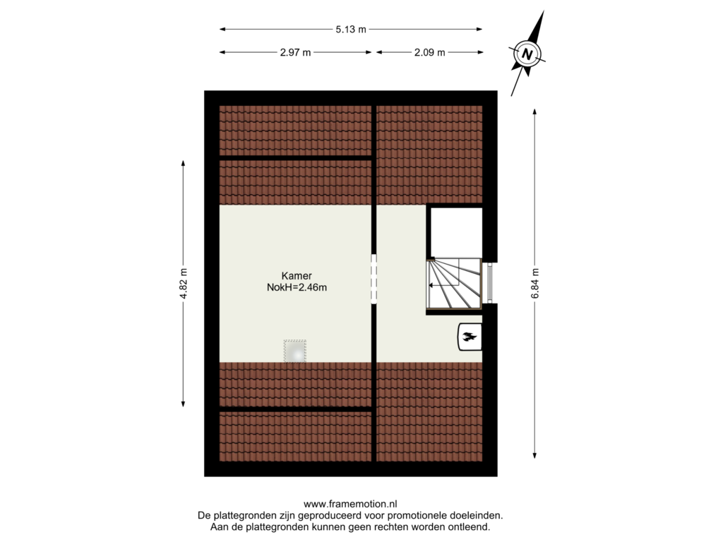 Bekijk plattegrond van Verdieping 2 van Griegstraat 3