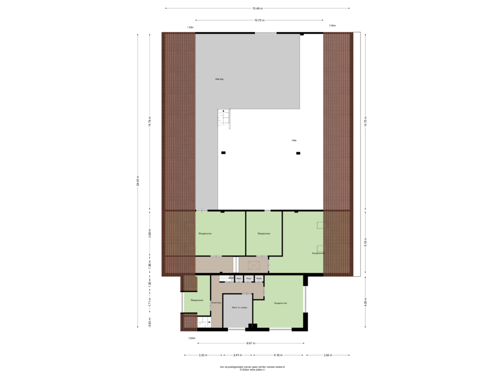 View floorplan of Eerste Verdieping of Oosterdiep OZ 15