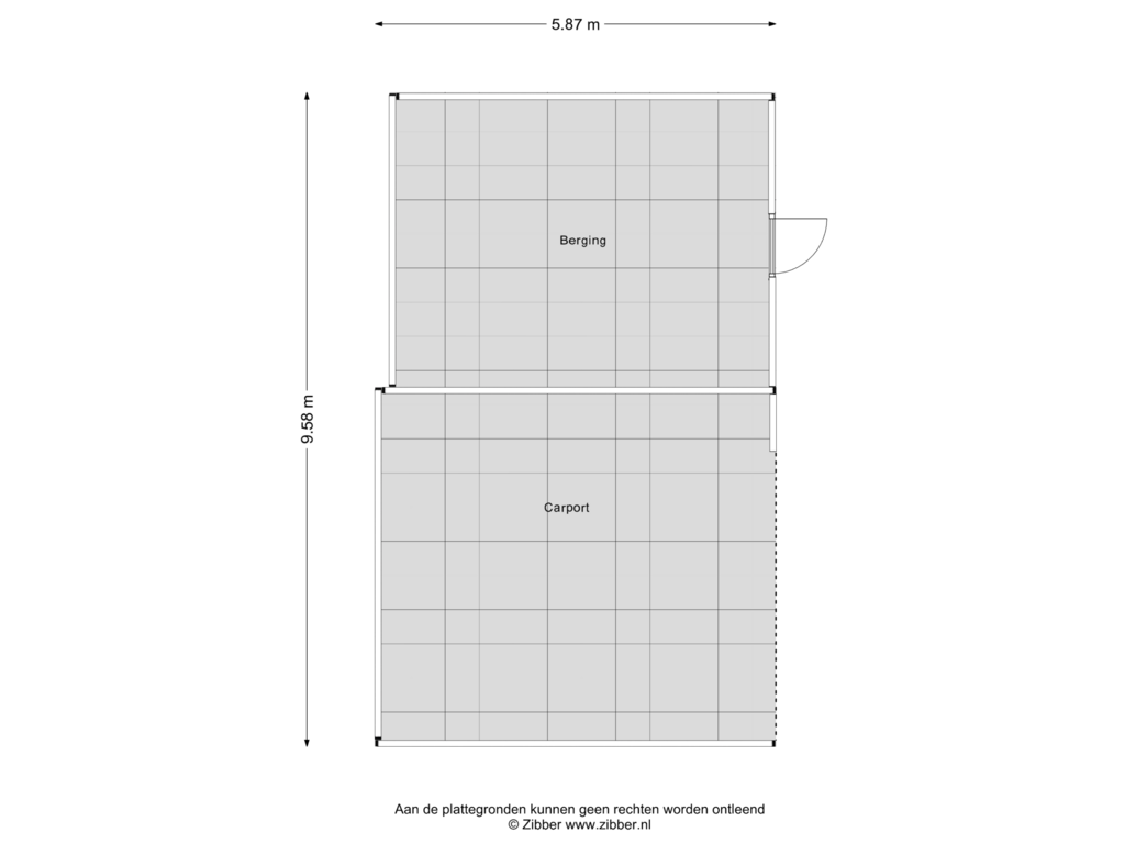 View floorplan of Overkapping of Oosterdiep OZ 15