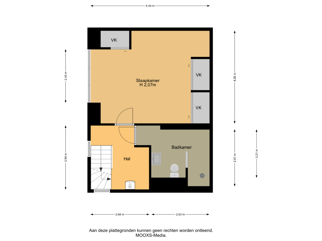 Bekijk plattegrond van 1e Verdieping van Schenkeldijk 114