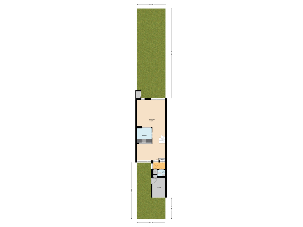 Bekijk plattegrond van Situatie van Van Zuijlenstraat 71