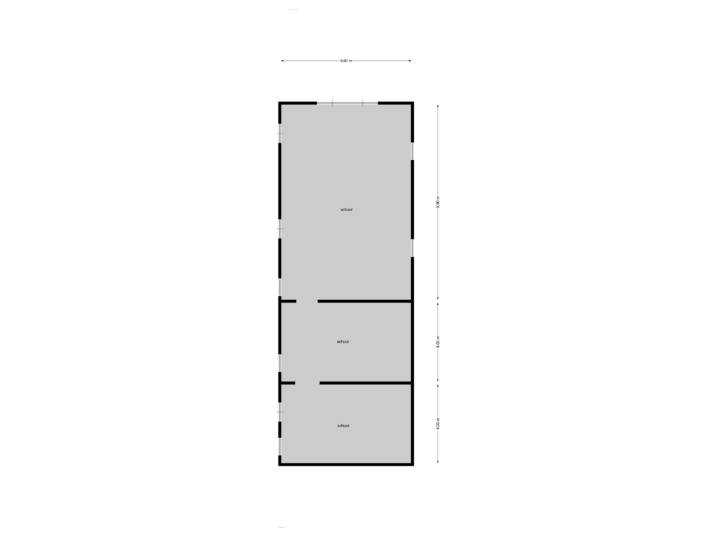 Bekijk plattegrond van schuur van Legstraat 12