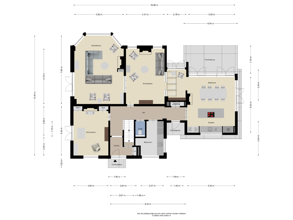 View floorplan of Begane Grond of Herenstraat 67