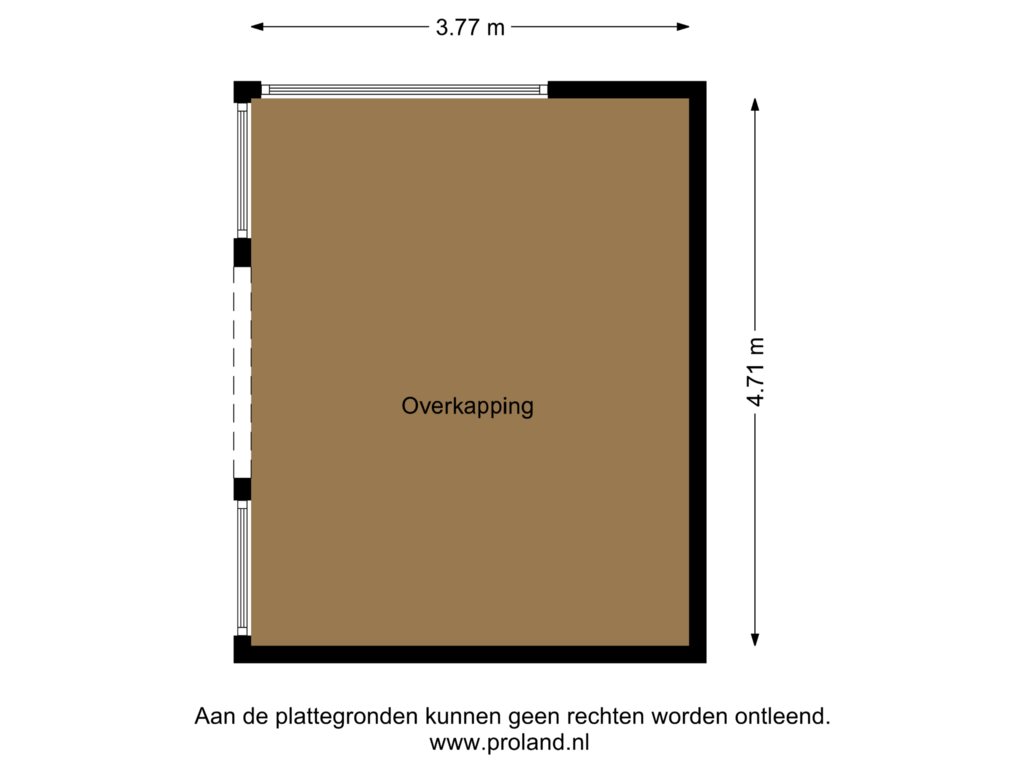 Bekijk plattegrond van Overkapping van Van Akenwei 53