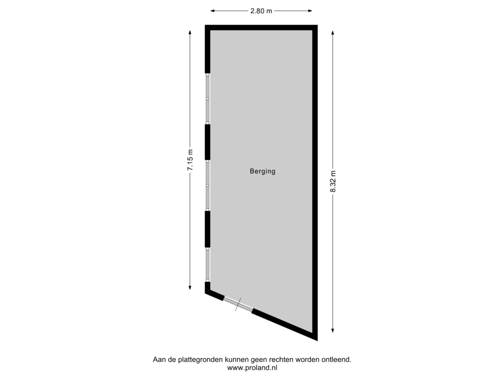 Bekijk plattegrond van Berging van Frederik Hendrikstraat 18-I