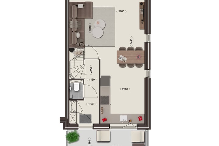 Bekijk foto 8 van Rijwoningen - fase 2C (Bouwnr. 75)