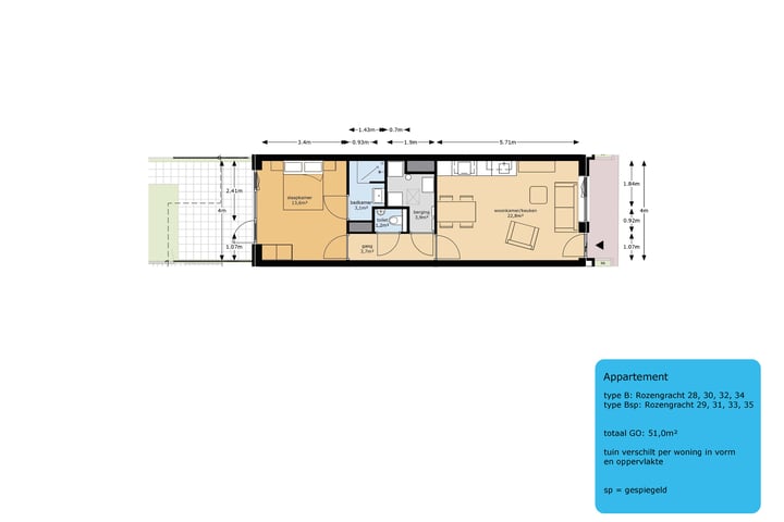 View photo 2 of Rozengracht 32 (Bouwnr. 6)