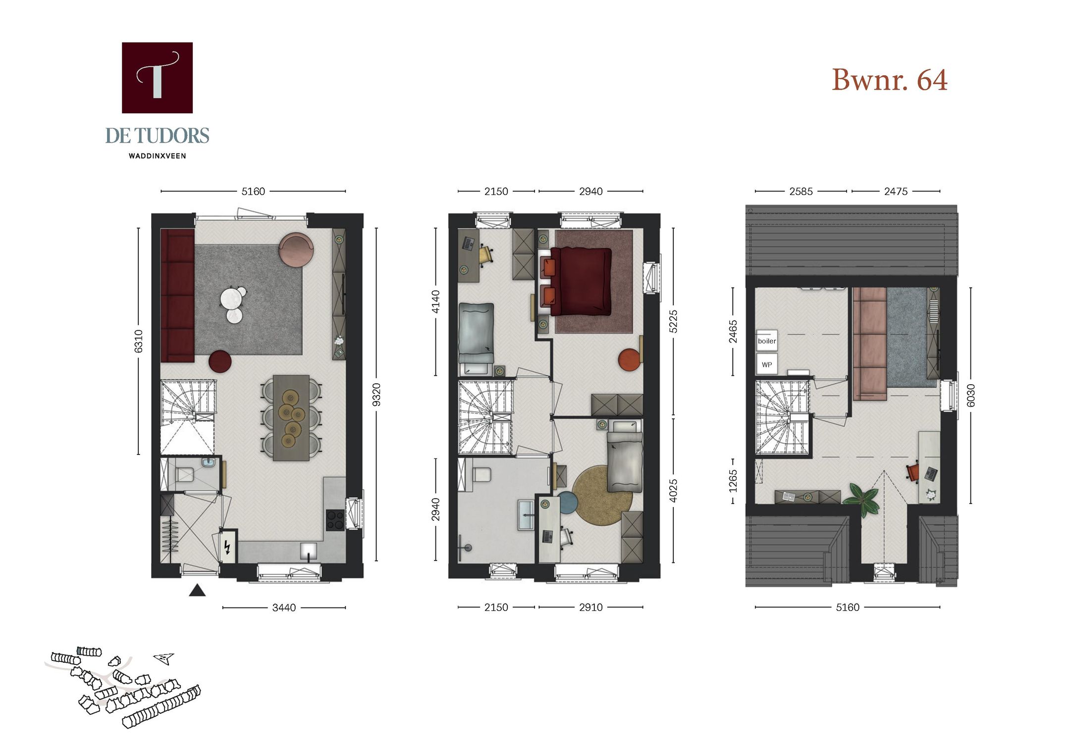 De Tudors (Bouwnr. 64), Waddinxveen, 2742MP, Zuid-Holland, Nederland  