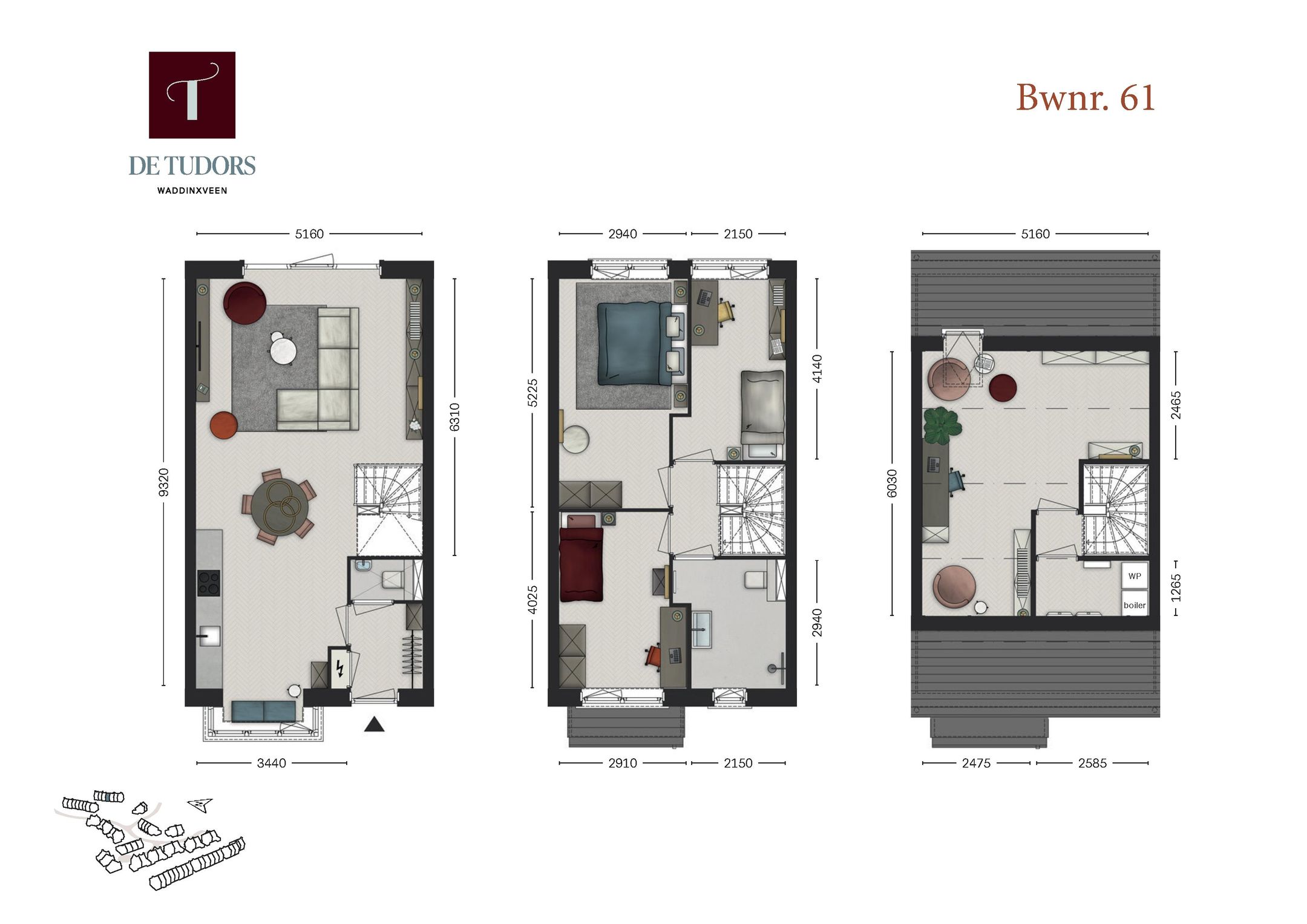 De Tudors (Bouwnr. 61), Waddinxveen, 2742MP, Zuid-Holland, Nederland  