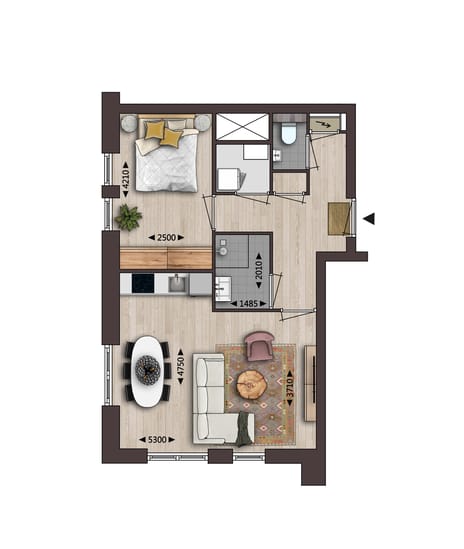 Foto van H-01 Portiekflat