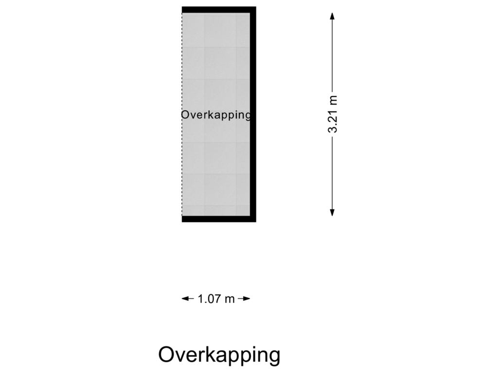 Bekijk plattegrond van Overkapping van Voorborch 74