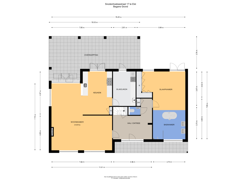 Bekijk plattegrond van Begane Grond van Snodenhoeksestraat 17