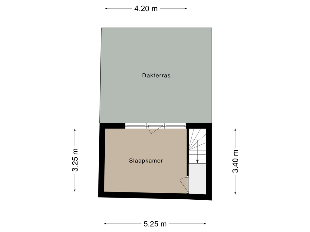 Bekijk plattegrond van Verdieping 2 van Monacoplein 27