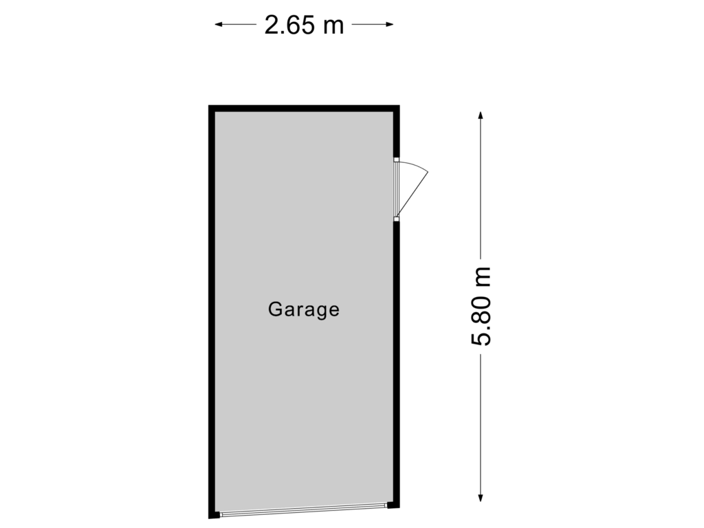 Bekijk plattegrond van Garage van Monacoplein 27