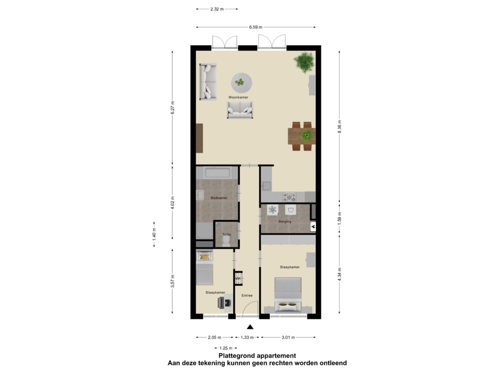 Bekijk plattegrond van Appartement van Valdijk 12-A