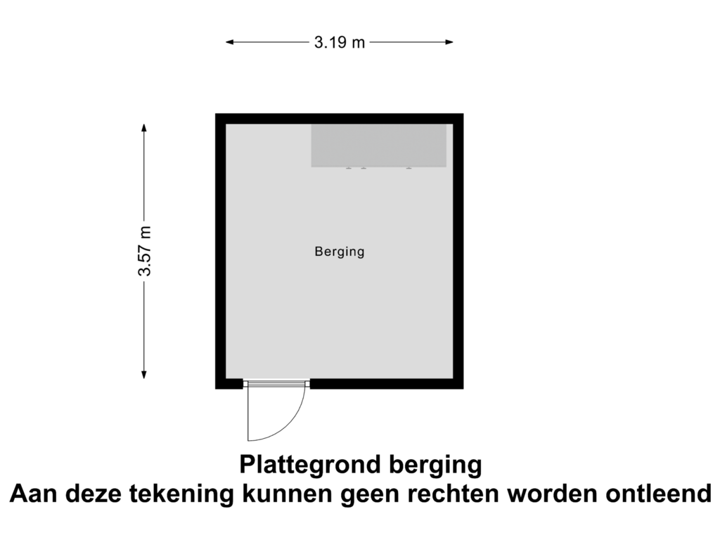 Bekijk plattegrond van Berging van Valdijk 12-A