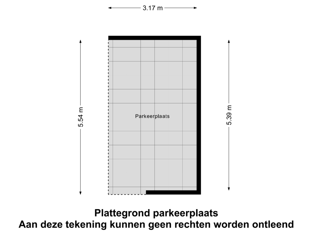 Bekijk plattegrond van Parkeerplaats van Valdijk 12-A