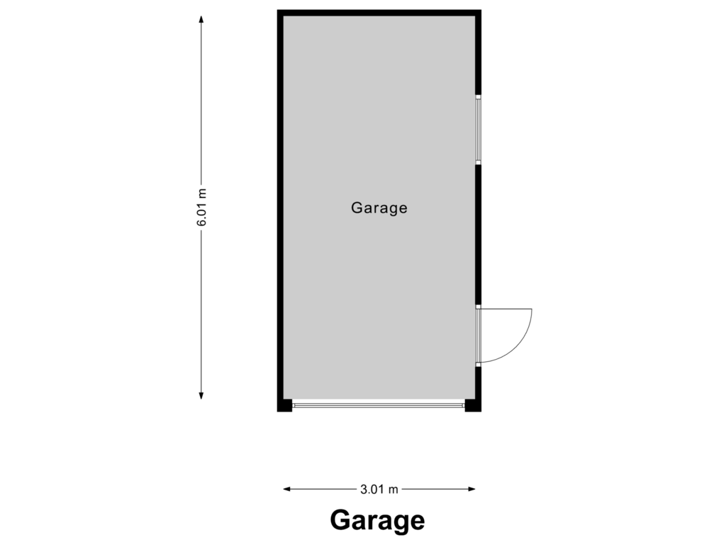 Bekijk plattegrond van Berging van Achterstestraat 61