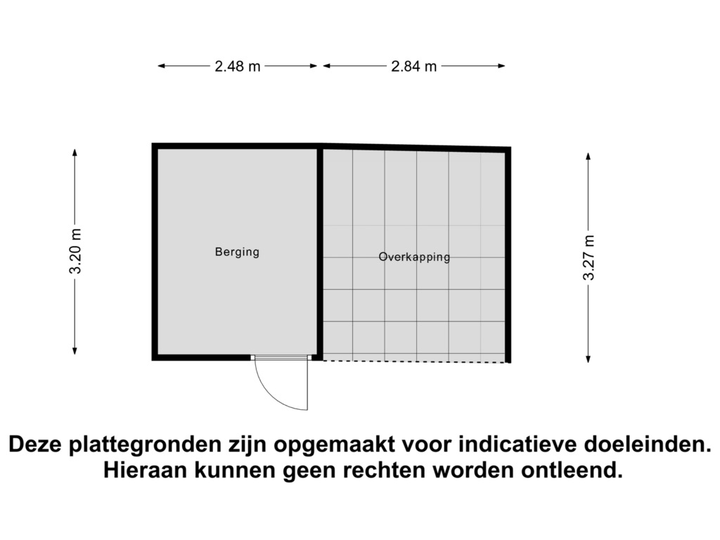 Bekijk plattegrond van Berging van Rudolfstraat 58