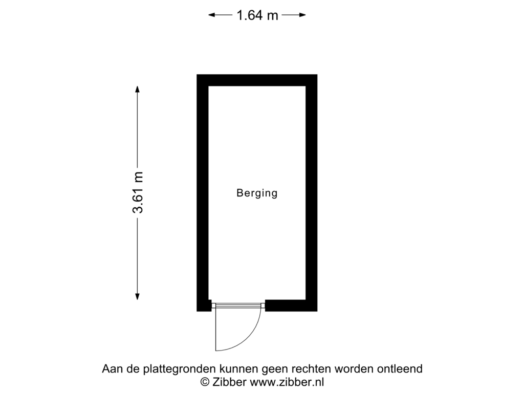 Bekijk plattegrond van Berging van Bremlaan 10