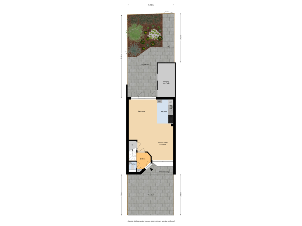 Bekijk plattegrond van Situatie van de Linge 3