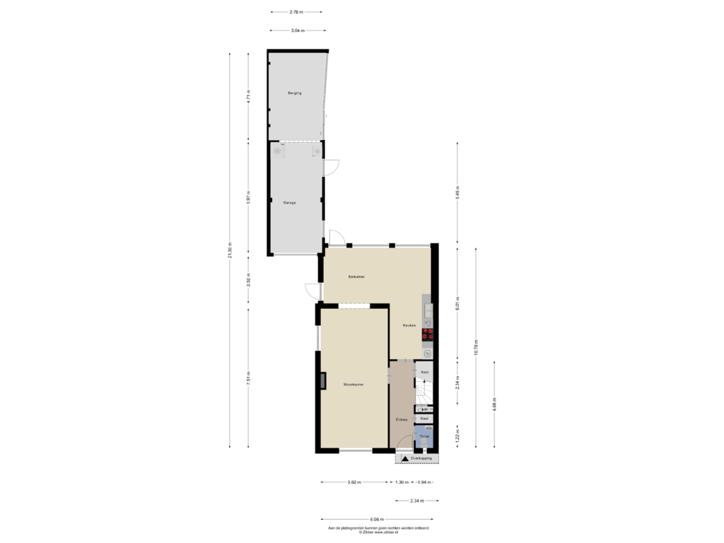 Bekijk plattegrond van Begane Grond van Burg Fredrixstraat 8