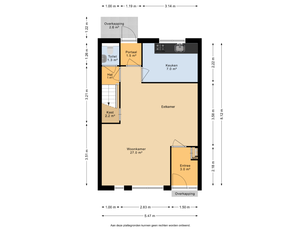 Bekijk plattegrond van Begane grond van Rattelwacht 40