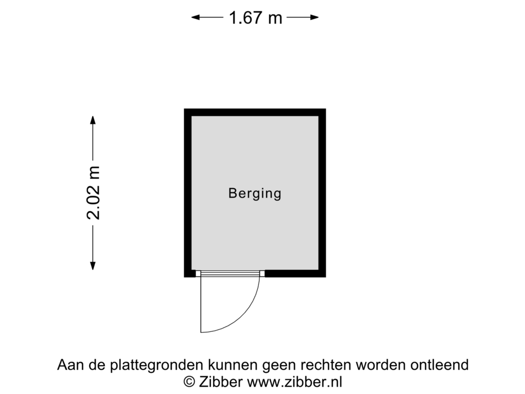 Bekijk plattegrond van Berging van Oosterbakenpad 26