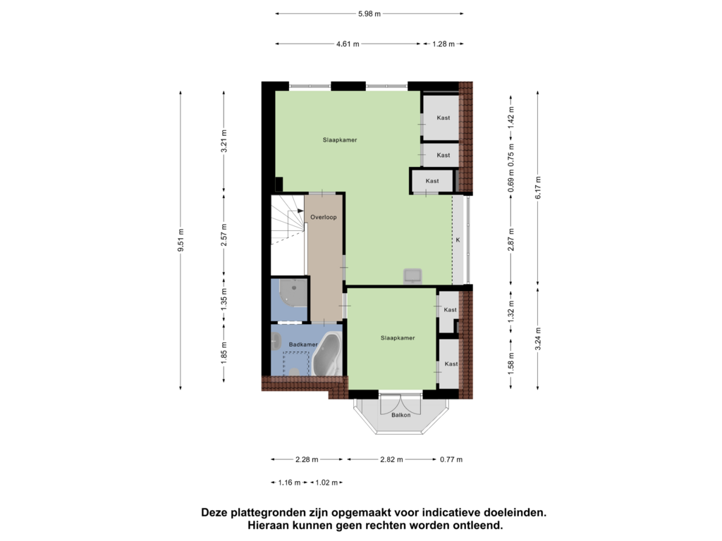 Bekijk plattegrond van Eerste verdieping van Midlumerlaan 16