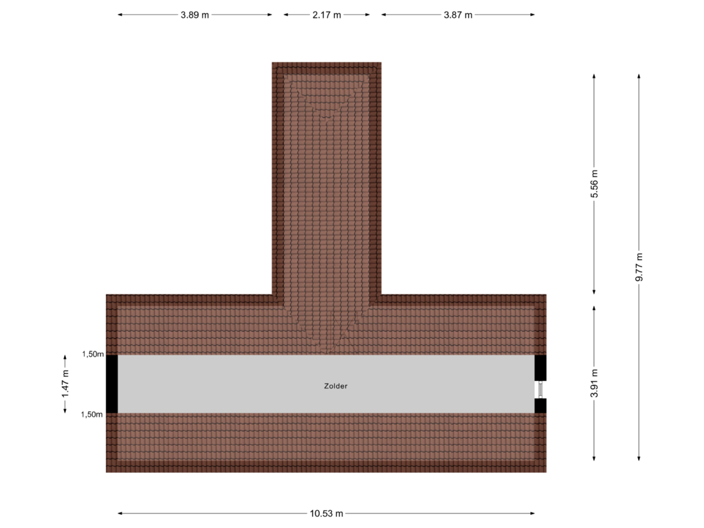 Bekijk plattegrond van Zolder van Boekweit 14