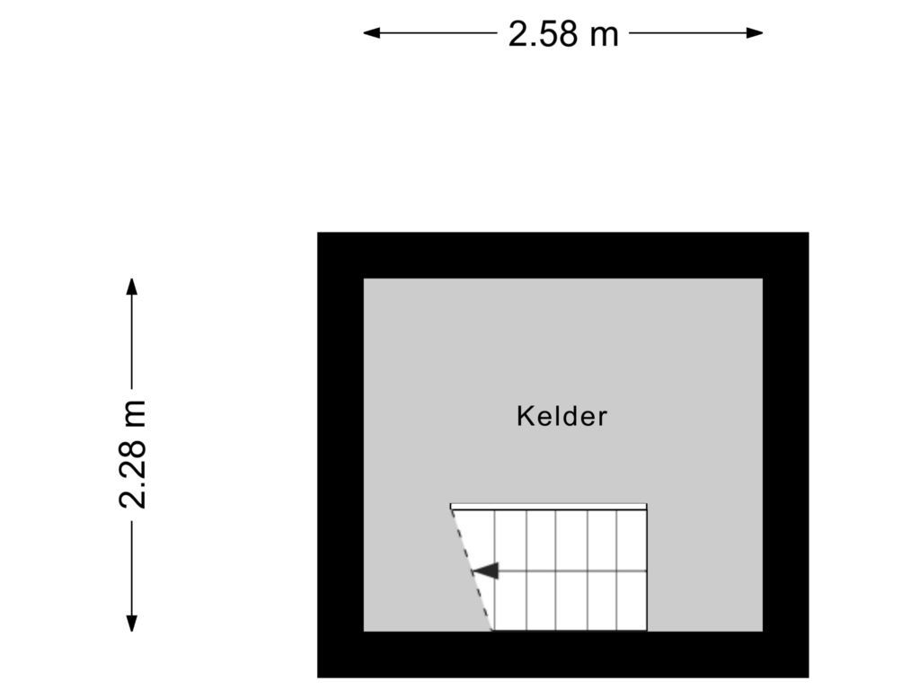 Bekijk plattegrond van Kelder van Boekweit 14