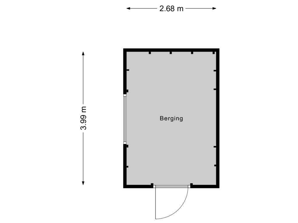 Bekijk plattegrond van Berging van Boekweit 14