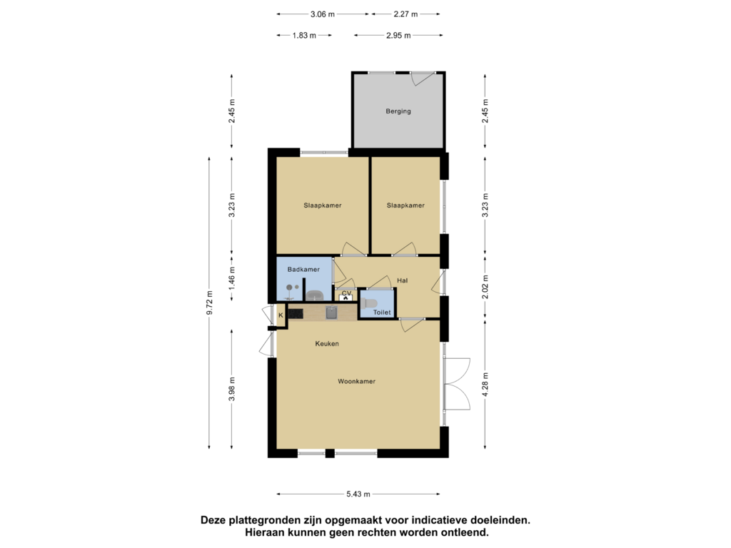 Bekijk plattegrond van Begane grond van Gijsselterweg 30-20