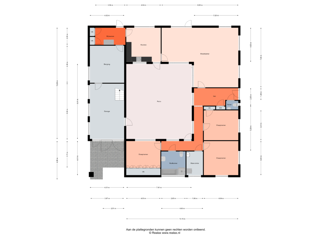 Bekijk plattegrond van Begane grond van De Dagmaat 54