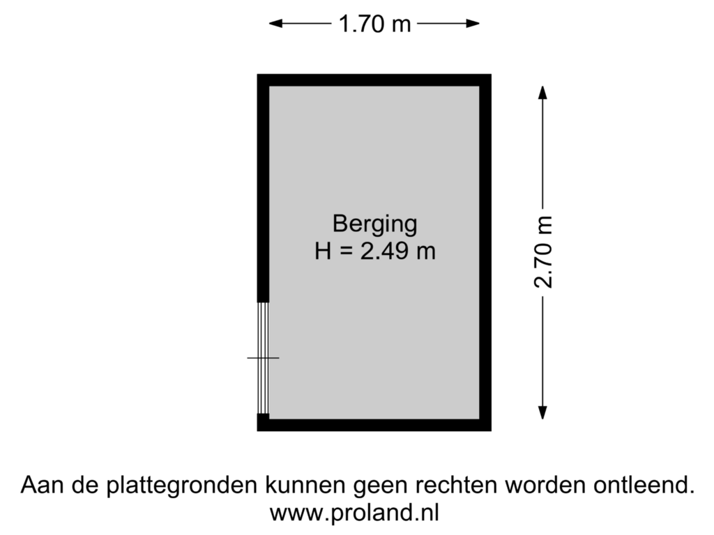 Bekijk plattegrond van Berging van De Gaarde 240