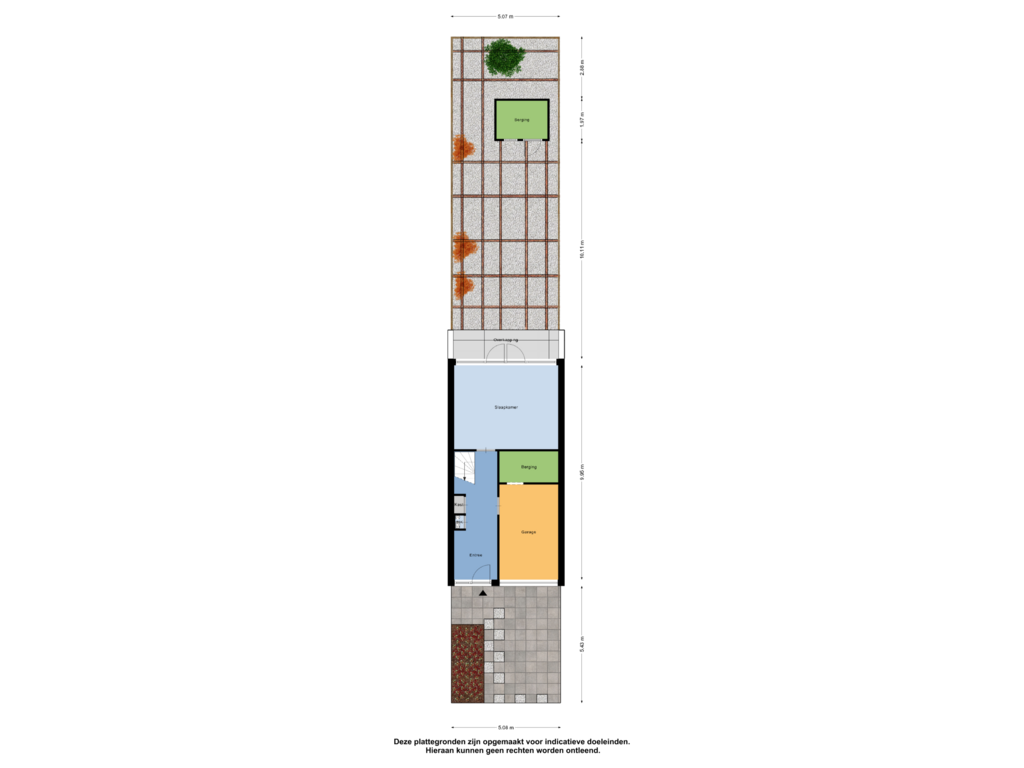 View floorplan of Begane Grond Tuin of Aan de Kant 10