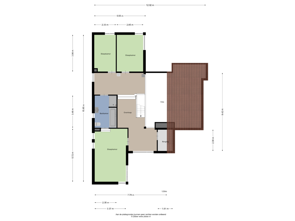 Bekijk plattegrond van Eerste verdieping van Kleine Haarsekade 101