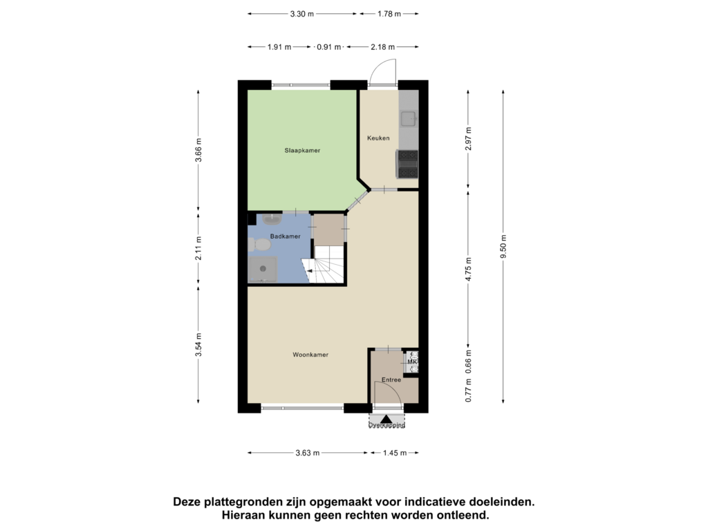 Bekijk plattegrond van Begane Grond van Benny Goodmanstraat 32