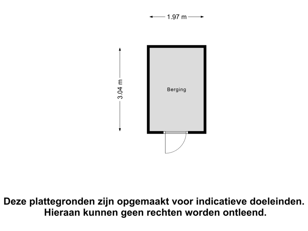 Bekijk plattegrond van Berging van Benny Goodmanstraat 32