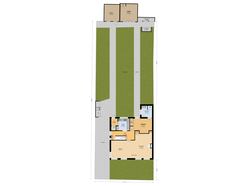 Bekijk plattegrond van Situatie van Stationsstraat 1